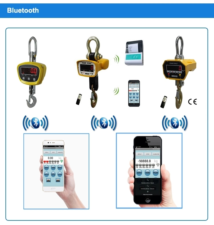 1t 3t 5t 10t Ocs pesaje grúa Electrónica Digital Báscula colgante