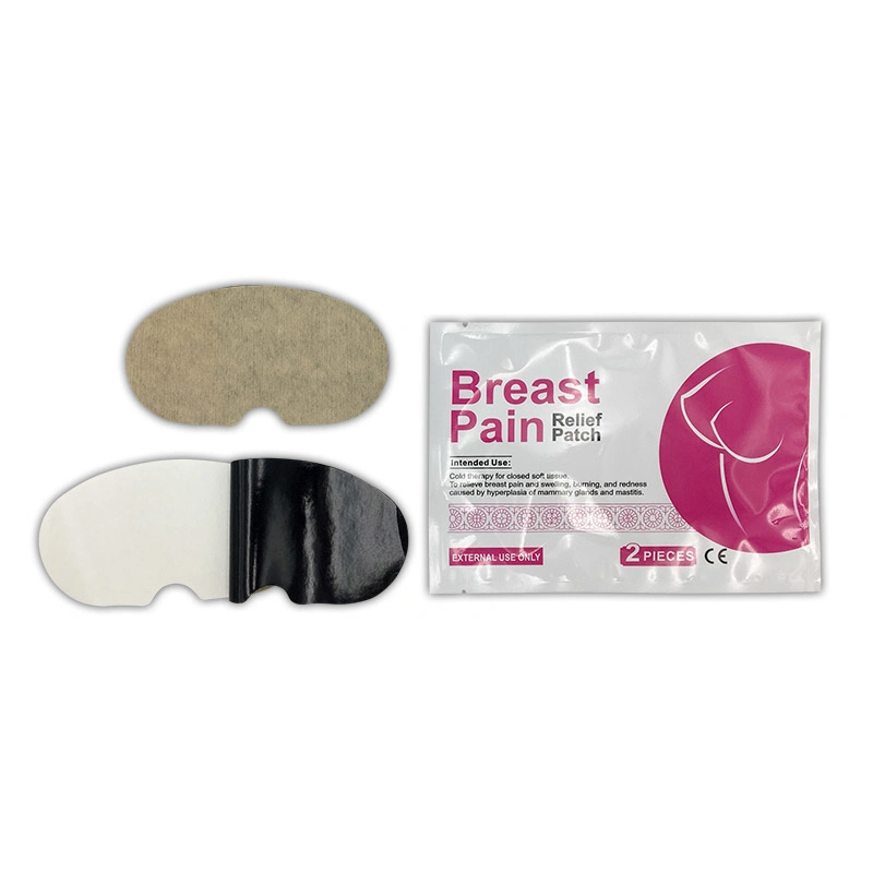 Medizinische Geräte 100% Natürliche Inhaltsstoffe Breast Pain Relief Patch