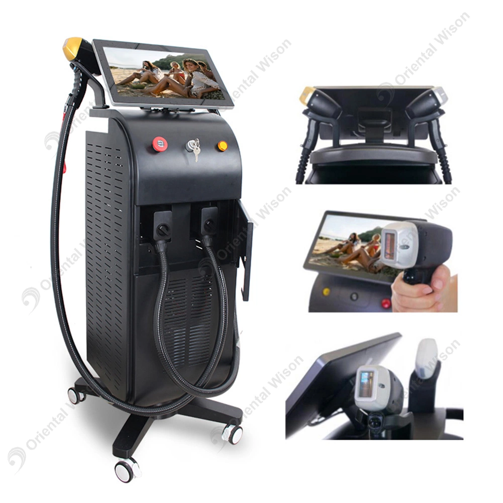 1200W/1600W 755 808 1064nm Diode Laser Hair Removal Tec Cooling Laser Hair Removal Salon Beauty Equipment