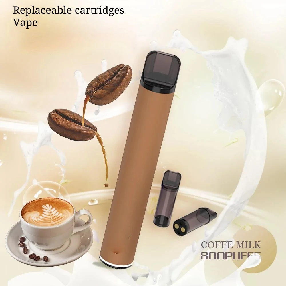 800 Bar de puff Vape caneta Atacado I cartuchos substituíveis e Cigarro para Hookah