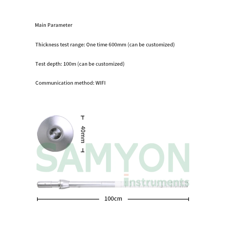 Betonpfahlprüfgerät Sedimentdicke Tester