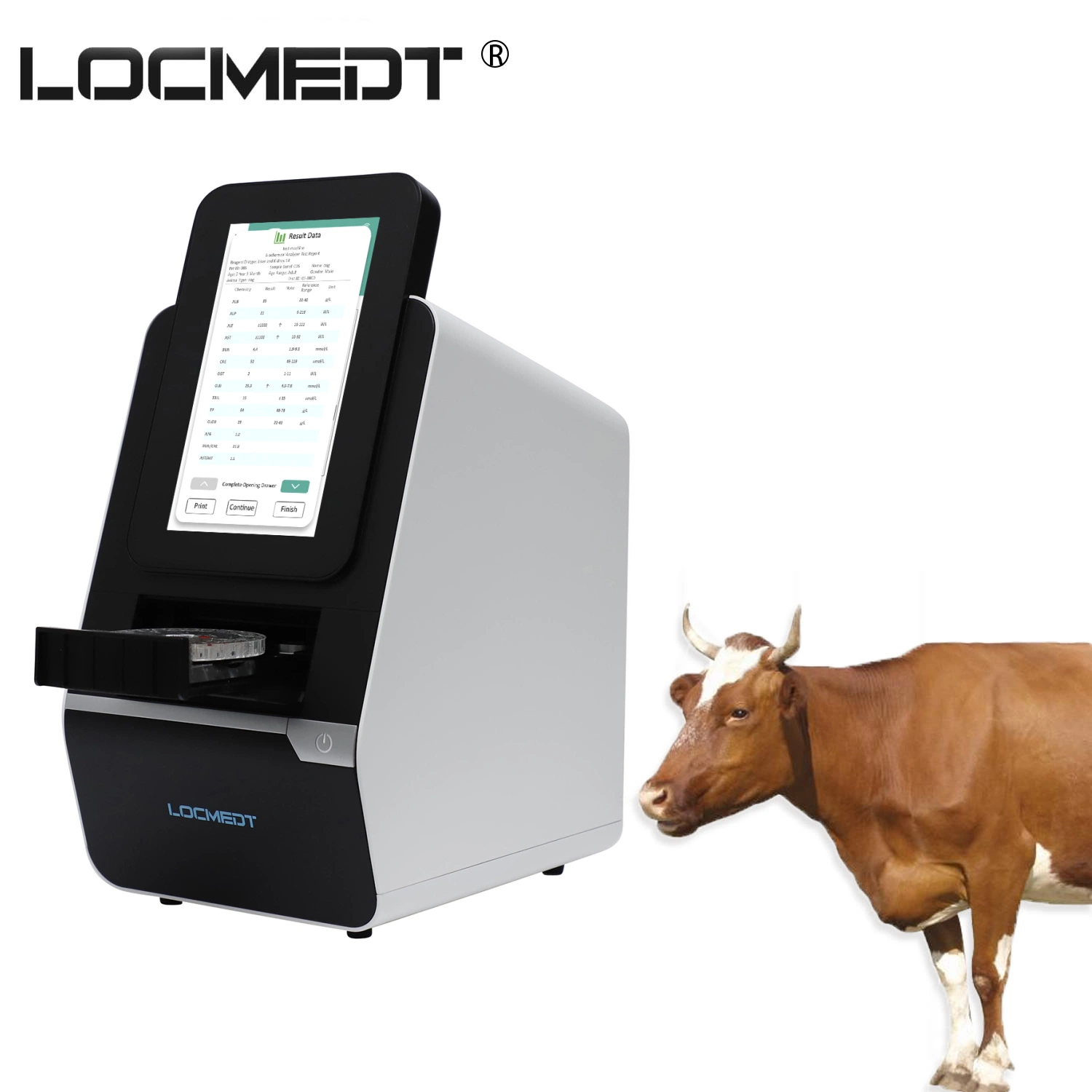 Vet Blutprobe Maschine Biochemie Analysator Veterinärgeräte zum Verkauf