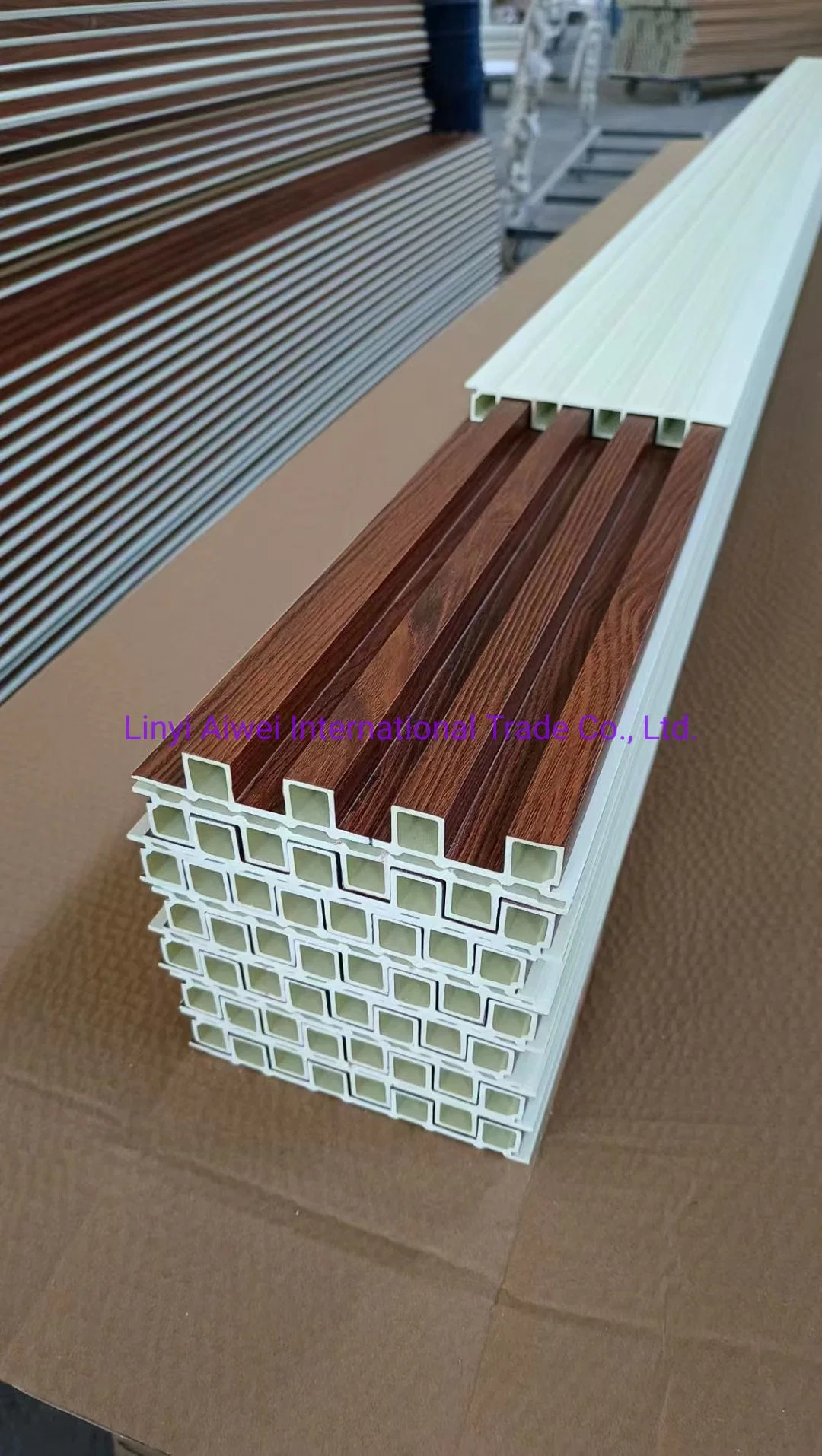 Materials Fiber Wood Decor WPC Wall Panel for Indoor Decoration