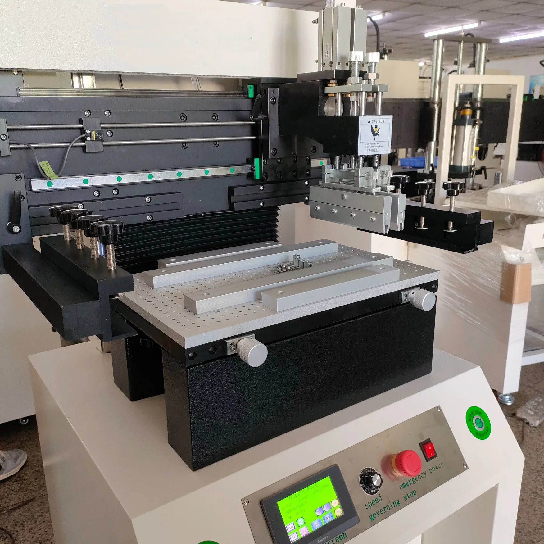 Semi Automatic Screen Printing Machine High Precise Semi-Auto SMT Stencil Printer PCB Board Printing Machine/Silk Screen Printing Machine