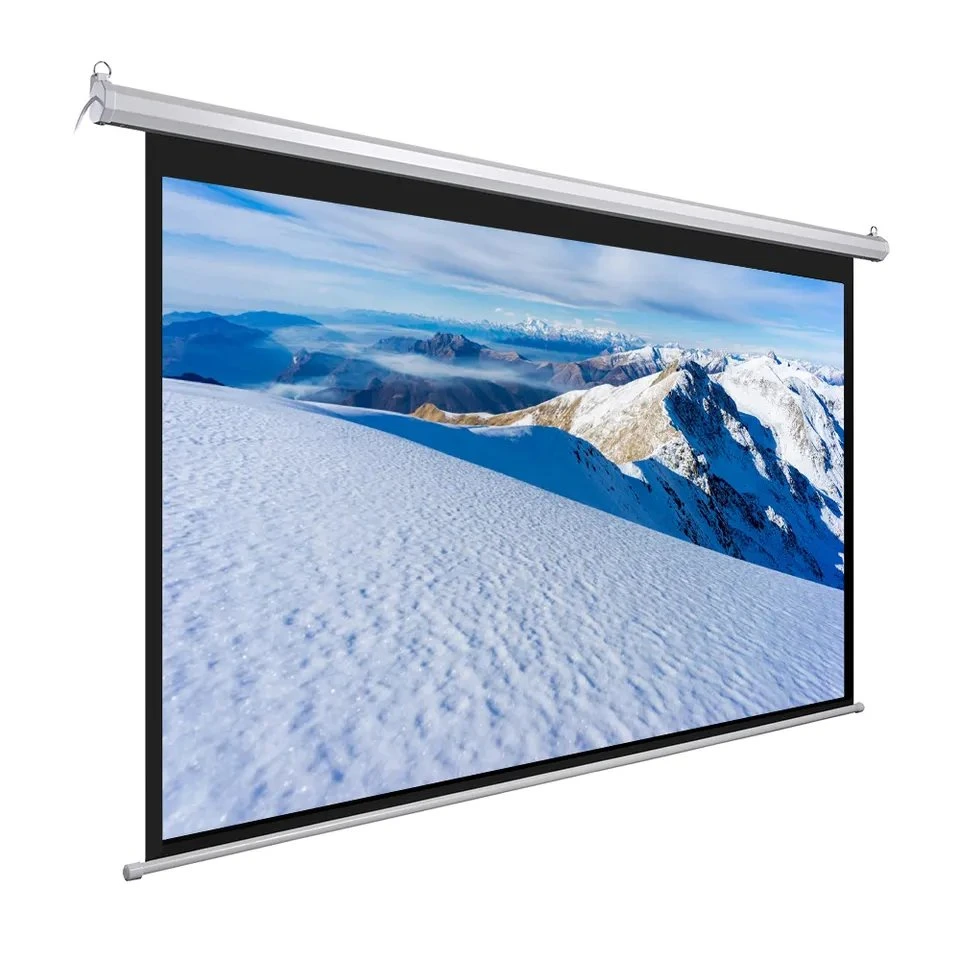 120 Inch 4: 3 Electric Projection Screen Wall-Mounted Rolling