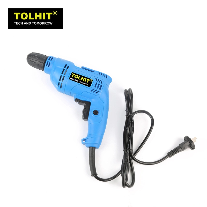 Tolhit 10mm Power Electric Hand Drill Machine Set Hand Tools