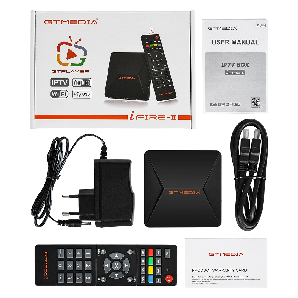 Gtmedia i-Fire2 dans le monde Amérique européenne Xtream Stalker IPTV Box