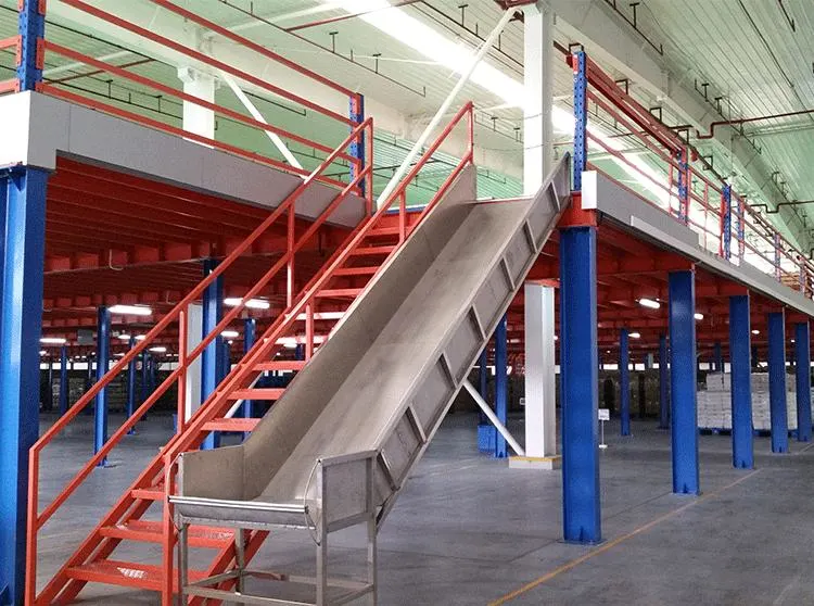 Heavy Capacity Used Forklift Warehouse Storage Industrial Pallet Rack Steel Structure Stair Handrail