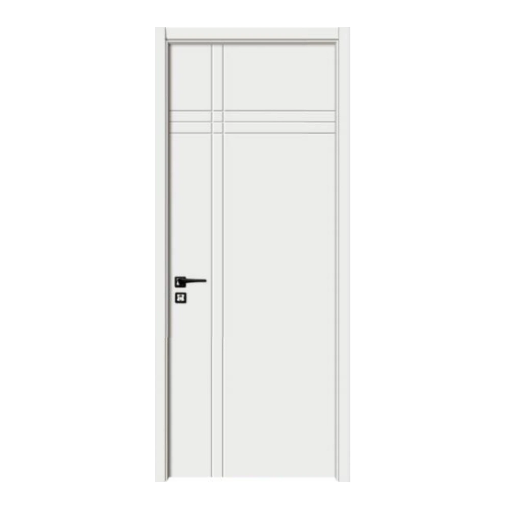 High Quality Interior Door Designs PVC Solid Wood Door Hotel Room Doors