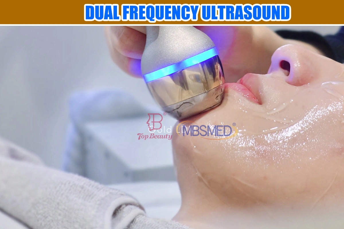 LDM Ultrasonido para eliminar la hinchazón facial y la belleza de la piel moisturizante Equipo