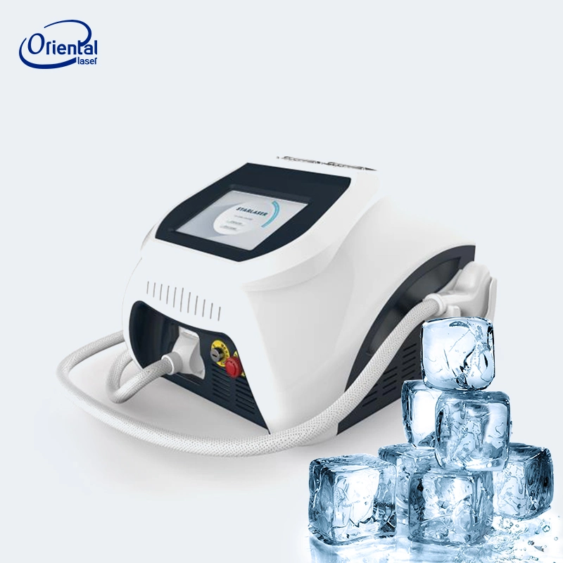 Oriental-Laser Portable 808nm de remoção de pêlos a laser de diodo laser equipamento de beleza