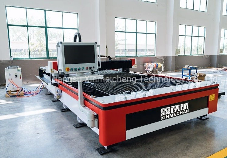 CNC Full Protection Cover Laser Cutting Machine with Dust Remove Double Table