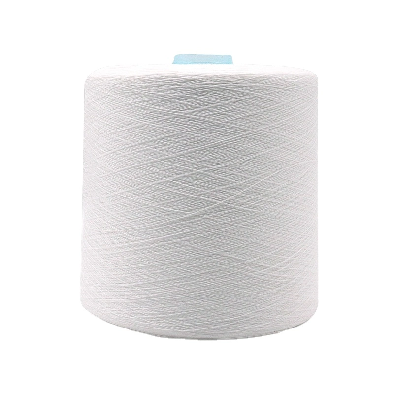 China Textile Manufacturer Wholesale/Supplier Raw White Spun Polyester Yarn 42s/2 Tfo Sewing Thread