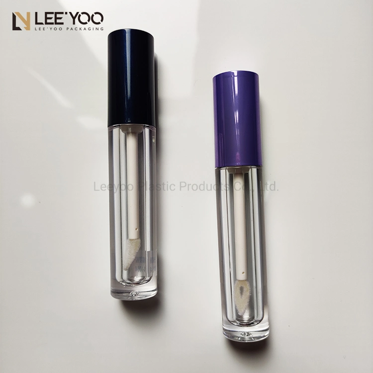 PA-1084 Round Empty Lipgloss Tube Liquid Blush Container Lipstick Case Plastic Cosmetic Packaging