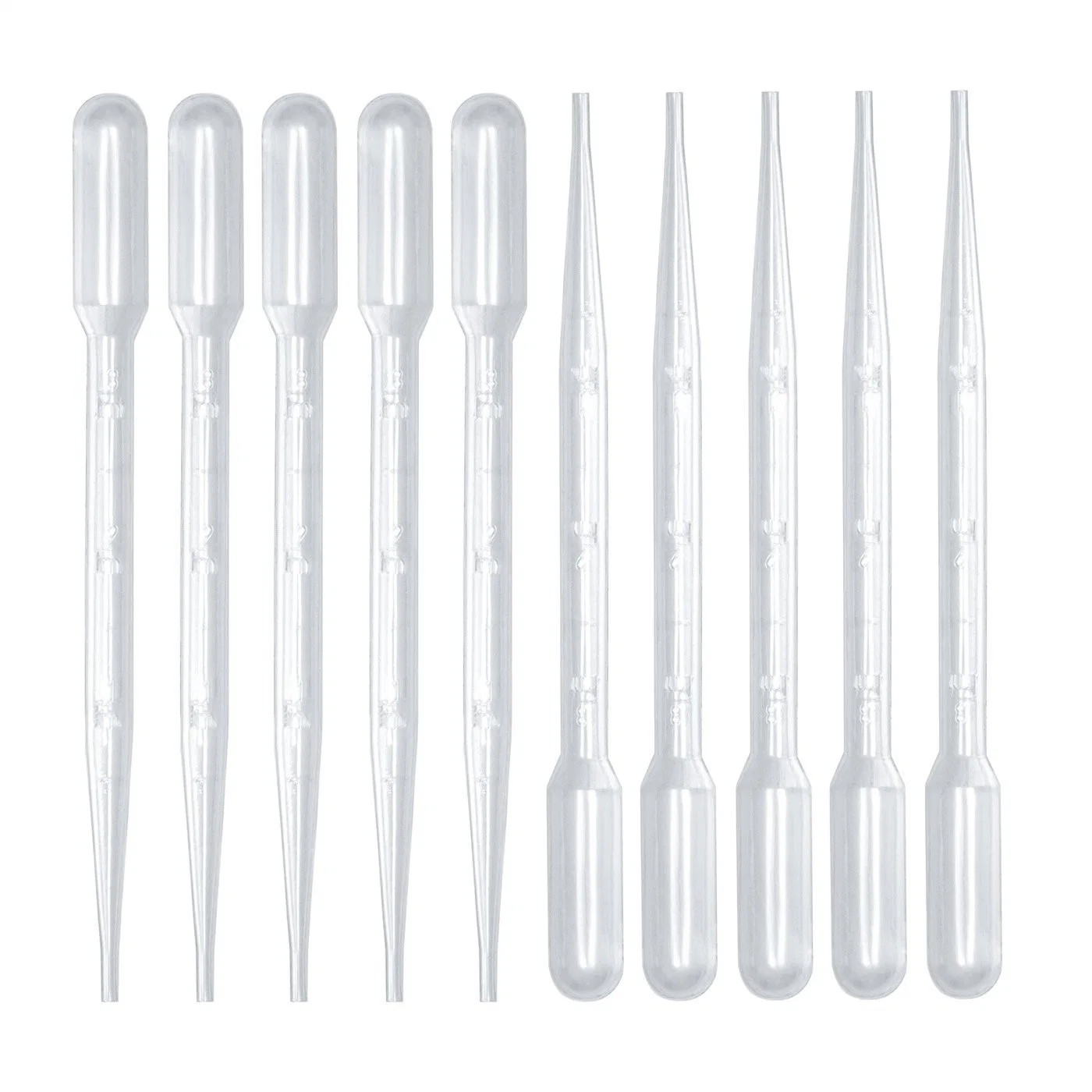 Goma pastos de vidrio de laboratorio médico pipetas pipetas gotero