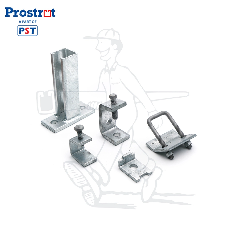 Set Screw Type Strut to Beam Clamp C-Type, Parallel for Strut Channel