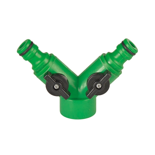 High Pressure Plastic Y 2 Ways Hose Connector