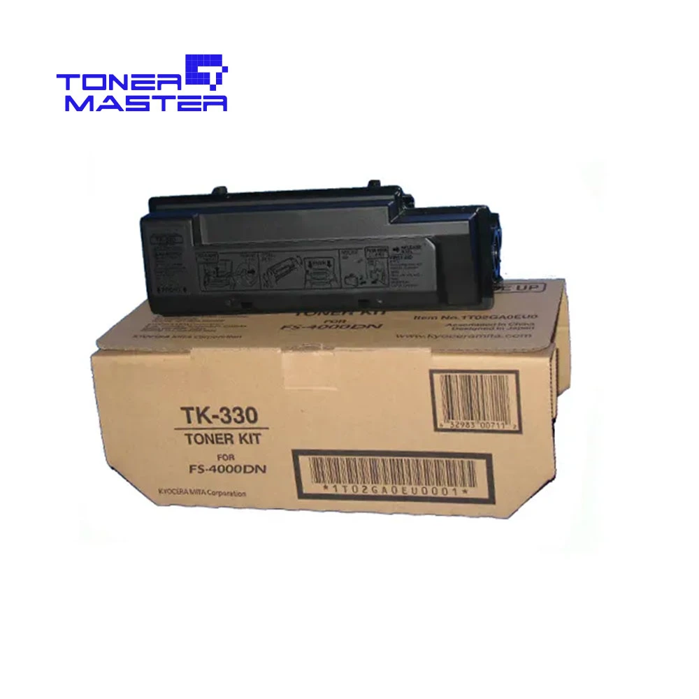 China Factory Compatible Toner Cartridge TK-330 TK-331 TK-332 TK-333 TK-334 For Kyocera FS-4000dn