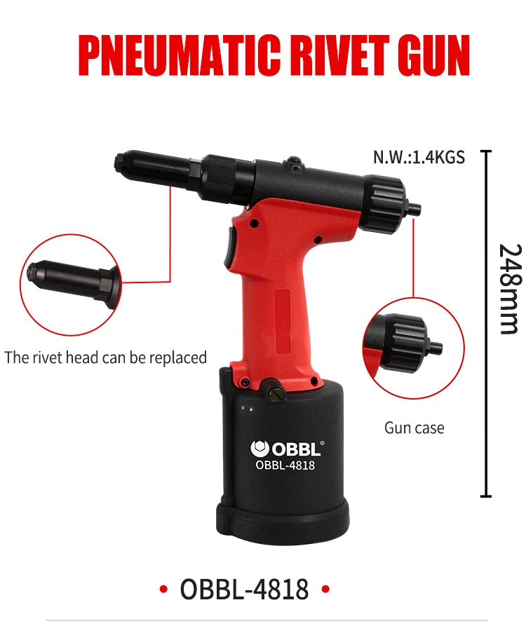 Obbl Automatic Pneumatic Air Rivet Nut Tools Gun