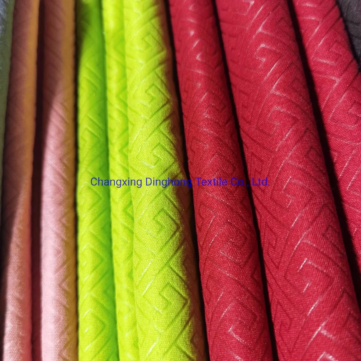 Polyester Disperse Dyed et Embossed Fabric Microfiber textile