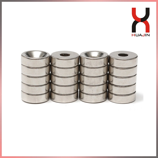 Super Strong Round Countersunk Screw Magnet Permanent Magnet Material with Hole