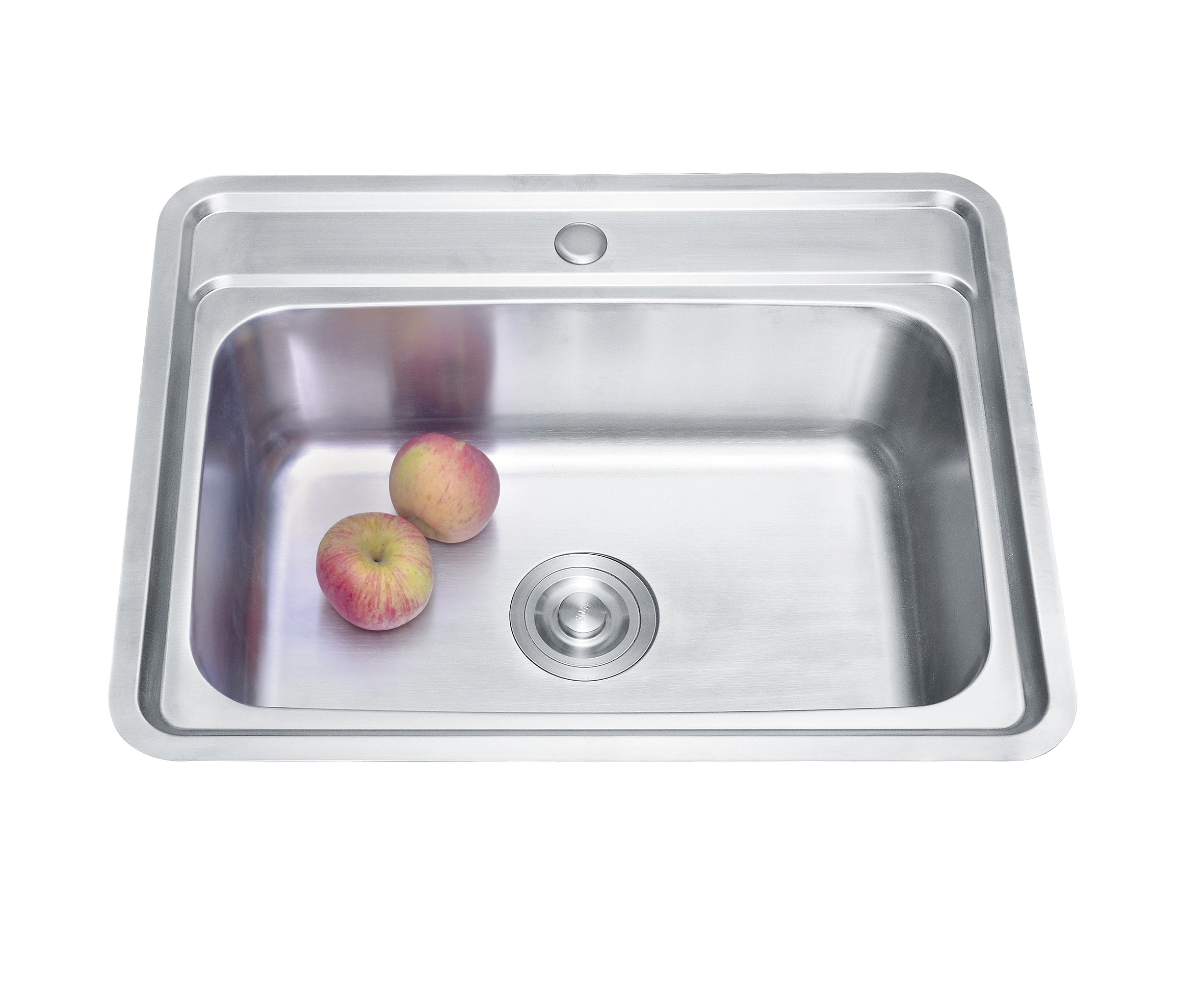 9 Inches Deep Mini Single Bowl Kitchen Sink Stainless Steel Hand Wwash Bowl Sink with Drain Board