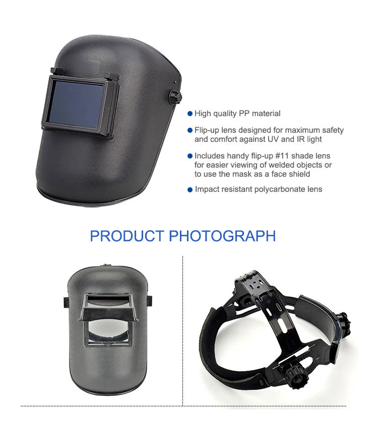 Industrial Equipment Head Mounted Flip up Lens Argon Arc Safety Welding Hood Protective Face Shield Welder Mask Welding Helmet