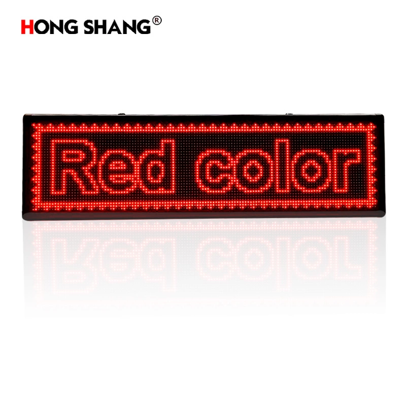 Production of Outdoor P10 Red LED Advertising Player Monochrome Display