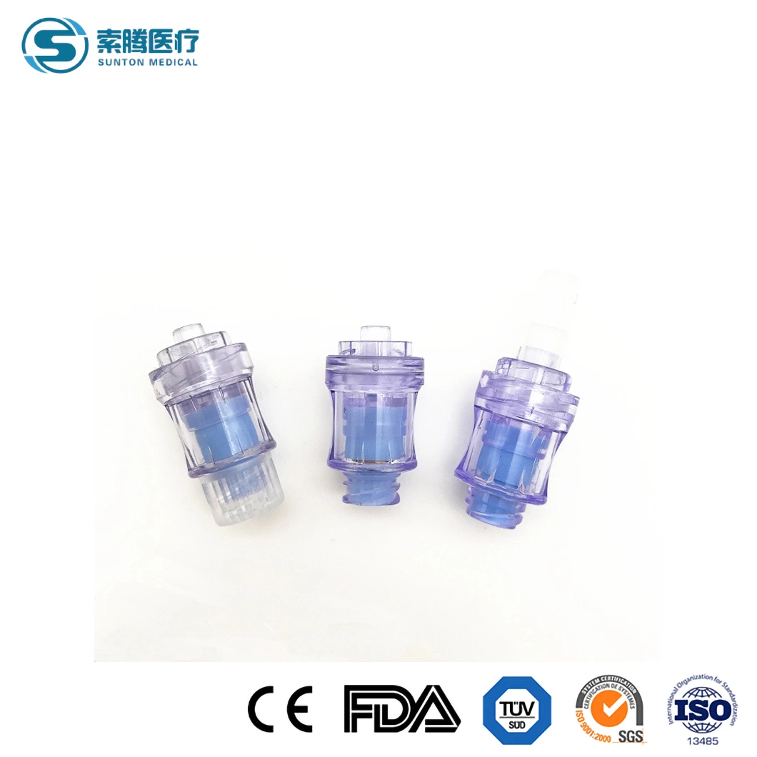 Sunton Needle Free Connector China Injection Connector Manufacturing Transparent Infusion Adapter Straight Type 14c007 Gen2 Connector Free Needle