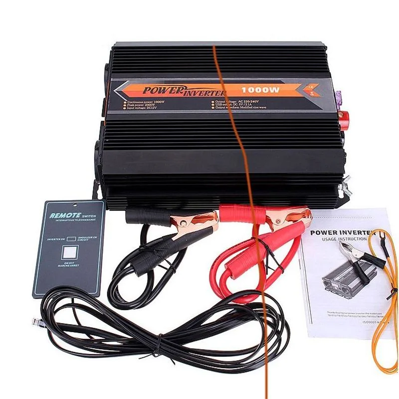 El inversor Solar de 300W 12V a 220V de onda sinusoidal de inversor nacionales