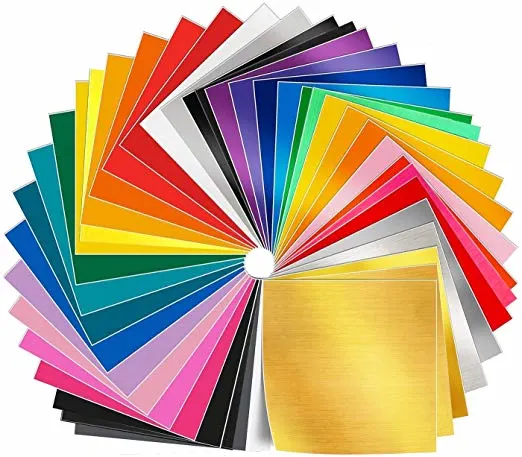 Matte Glossy Vinyl Foil Multi Colored Cricut for Graphics or Car Stickers