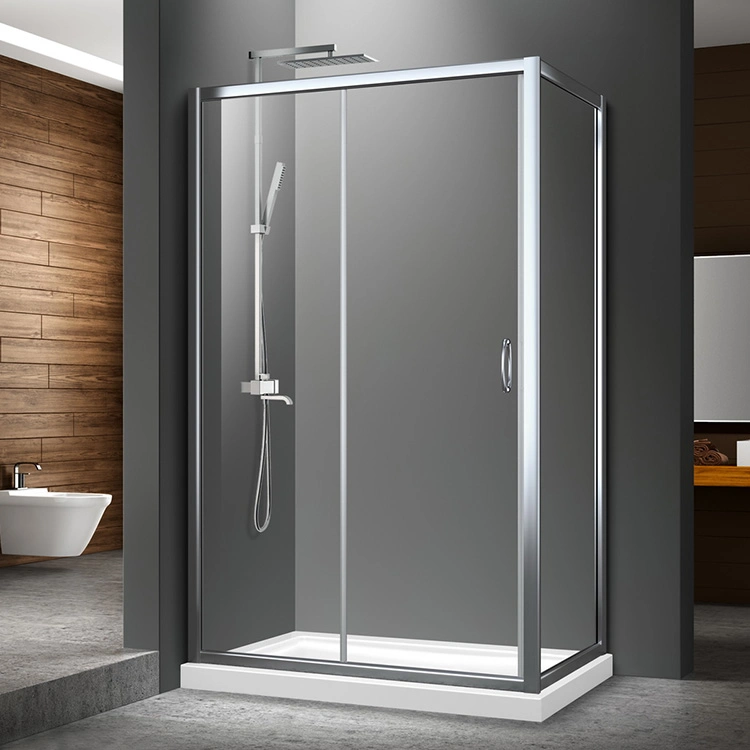 Hot Sale Bathroom Shower Cabin Prefab Tempered Glass Sliding Shower Room