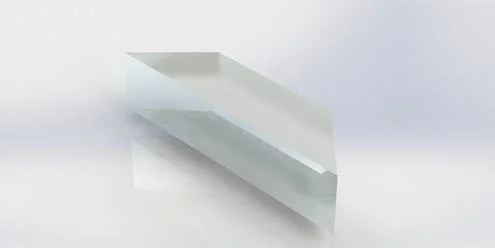 Antirreflectante UV de alto rendimiento recubierto de sílice fundida prismas de ángulo recto