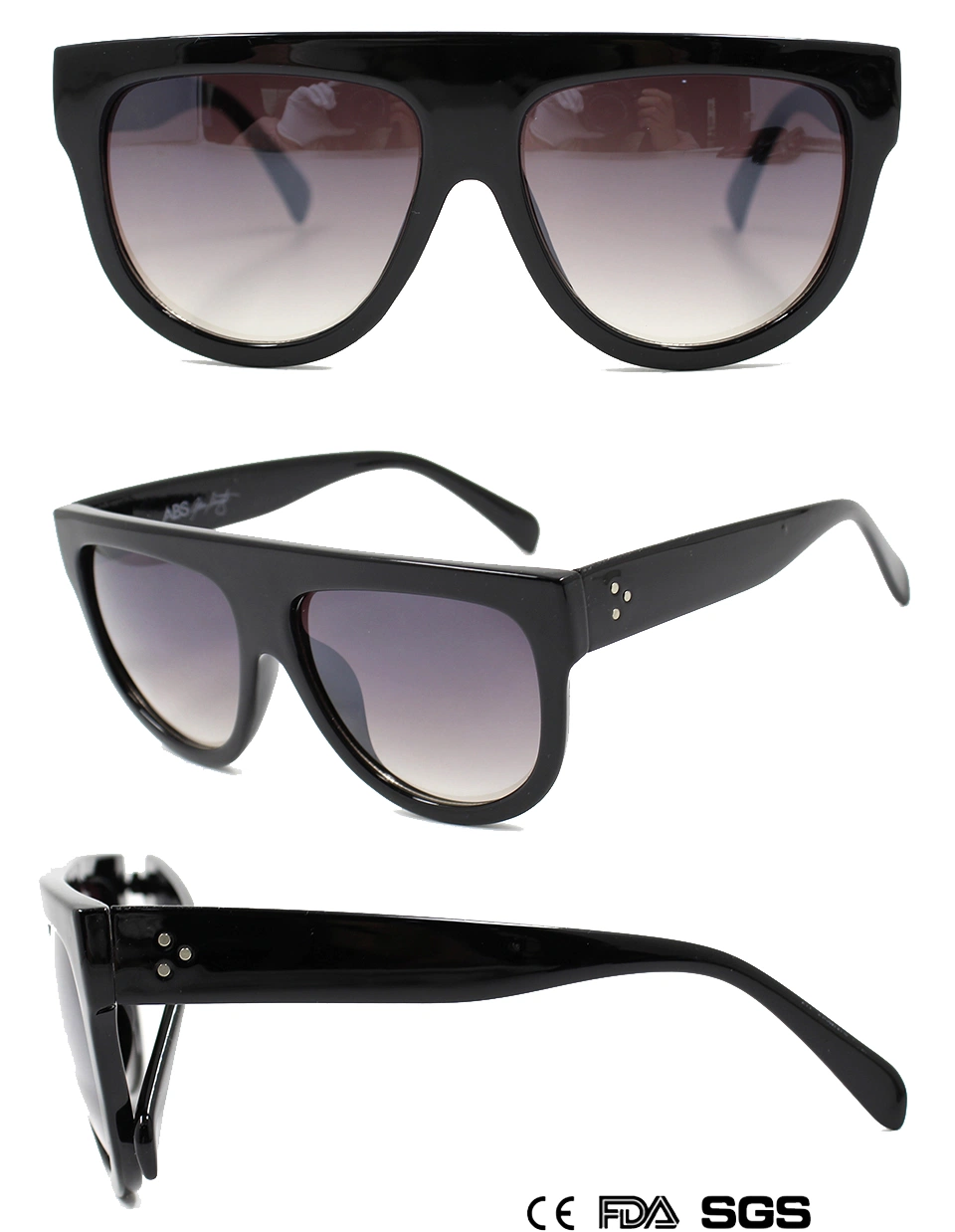 Fashion Sunglasses Custom Logo Sunglasses with Ce and FDA (M11689)