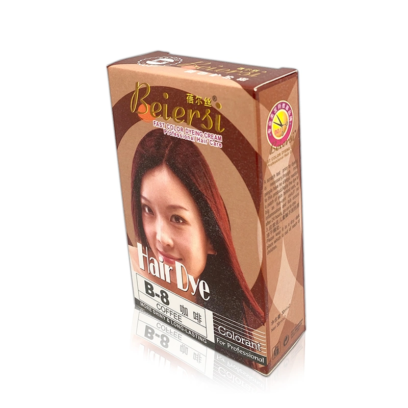 Ammonia Ppd Free Permanent Beiersi Coffee Hair Color Dye