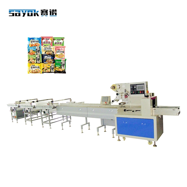 One Drag One Instant Noodles Packaging Line Full Automatic Straight Parting Feeding Packing Machine