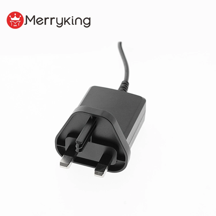 UK Power Plug 12V 500mA Wholesale/Supplier 12V 0.5A AC/DC Adapter Power Adapter