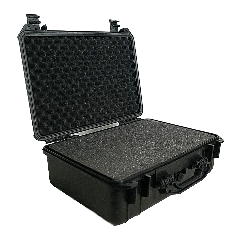 Protective Case for Photographic Equipment Medium Box (black) with Standard Sponge Large EVA Case