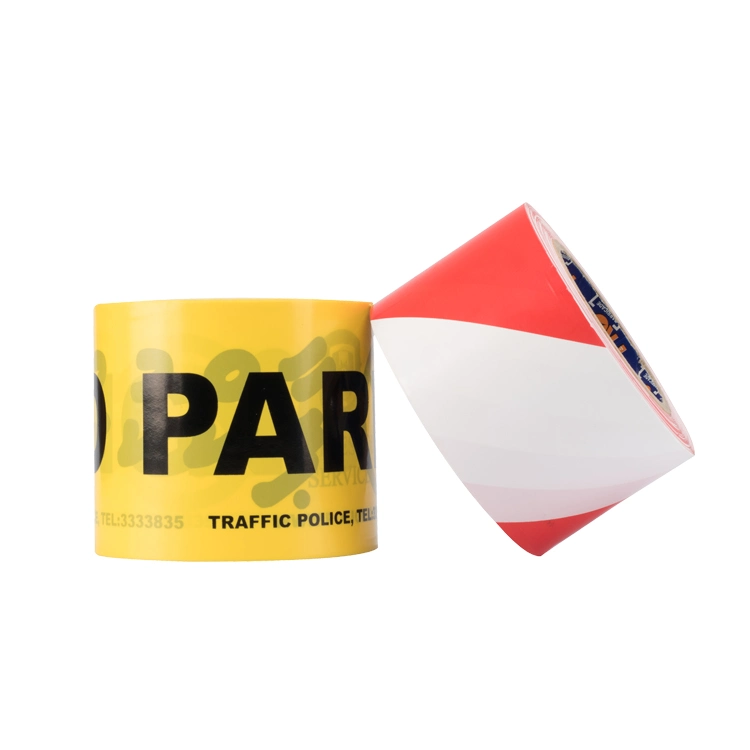 Printed Logo Adhesive Retractable PE Warning Safety Barrier Tape