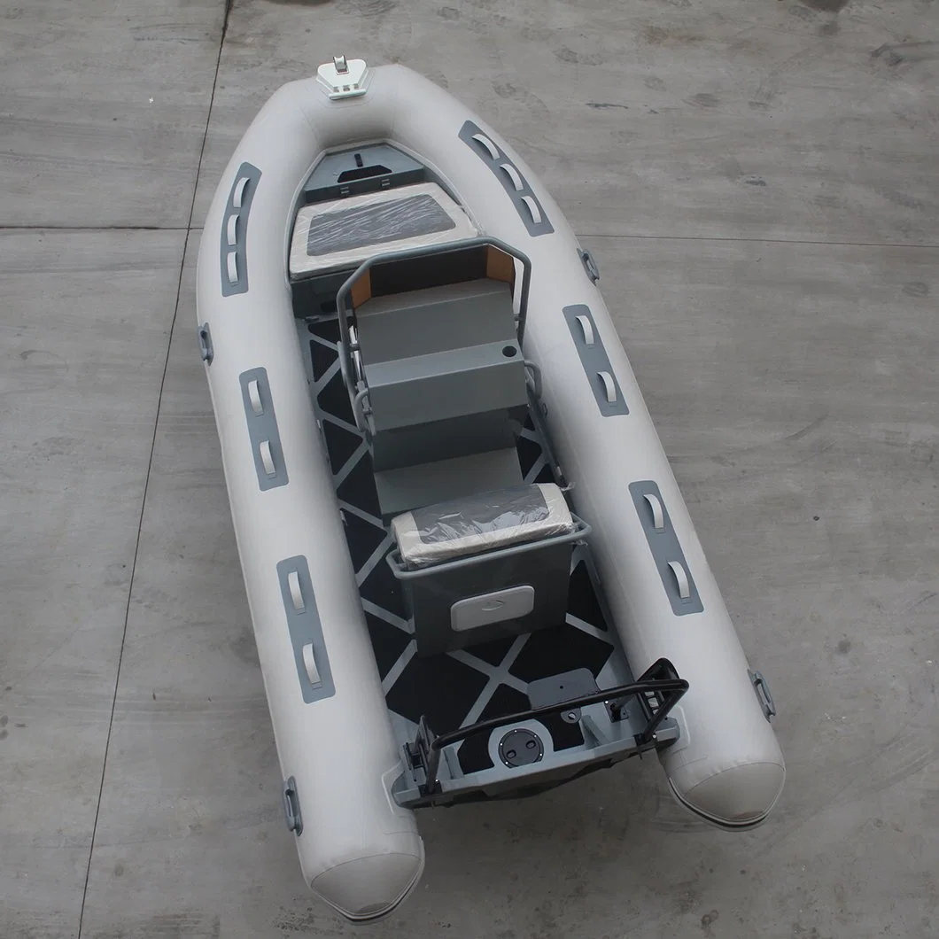 High Speed Tourist Aluminum Hull Hypalon Inflatable Boats for Sport and Fisherman