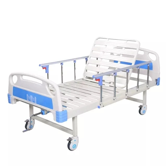 Best Price Medical Clinic Furniture 1 Crank ABS Patient Healthcare Folding Manual Hospital Bed