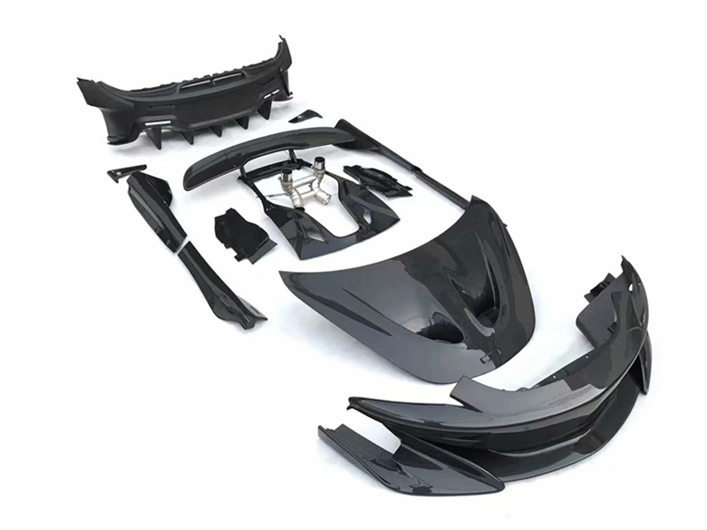 Applicable to Mclaren 540c 570s Modification and Upgrading 600lt Dry Carbon Fiber Body Kit Front Bar Rear Bar Side Skirt Tail Cover