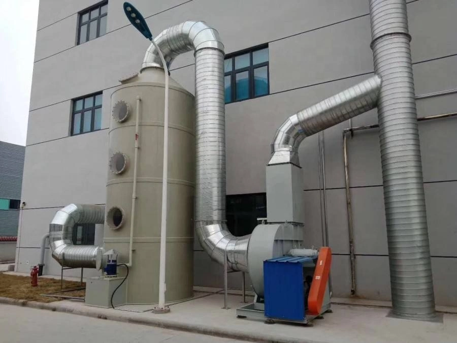 Washing Deodorization Purification Waste Gas Treatment Equipment