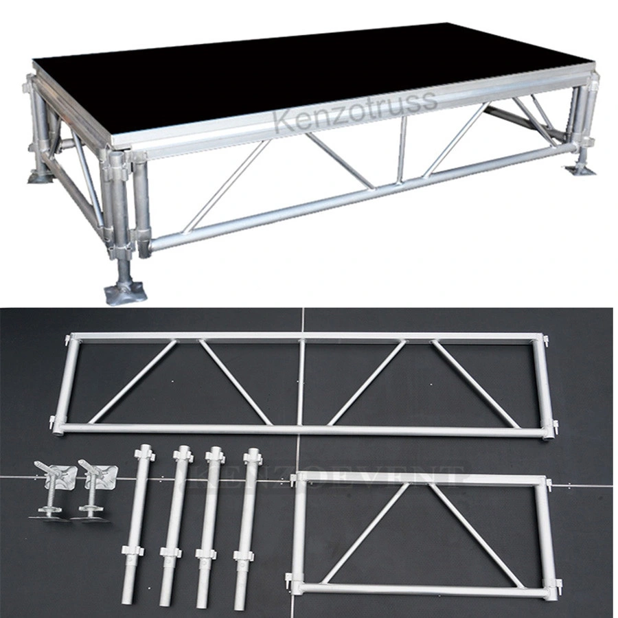 En el exterior de aluminio portátil de escenario para conciertos al aire libre