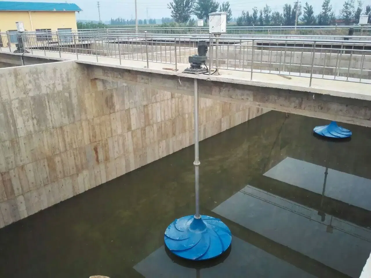 3kw, Tratamiento de Aguas Residuales depósito anóxica Hyperboloid Mezcladoras