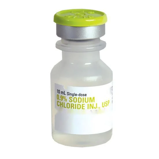 Inyección de cloruro de sodio Nacl 0,9%10ml con alta calidad GMP