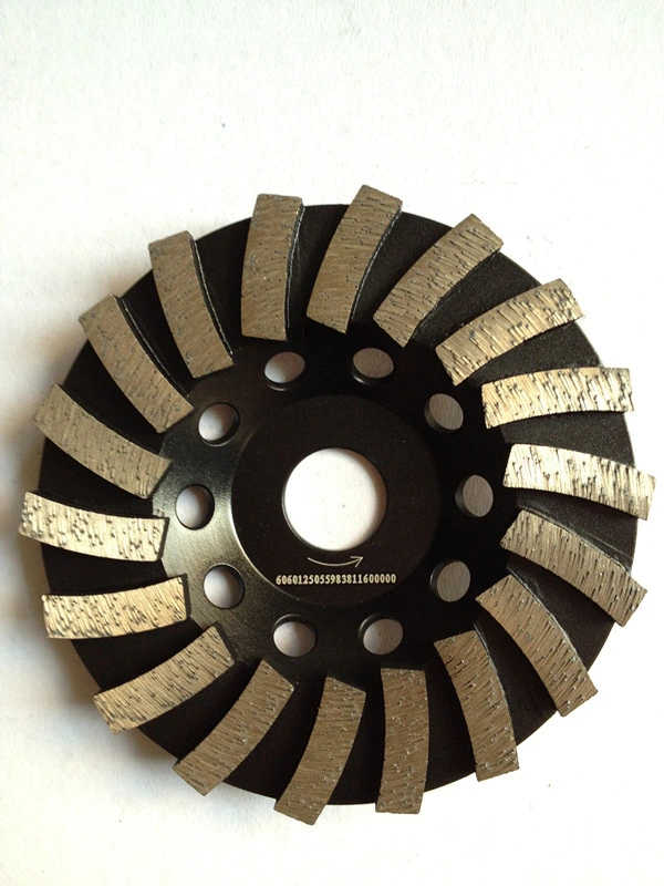 Double Row Diamond Grinding Wheel Metal Diamond Turbo Cup Wheel for Faster Grinding