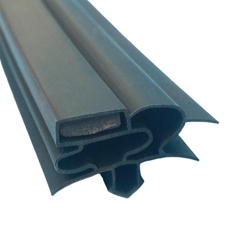 High Quality Refrigerator Door Gasket Joint Frame PVC Rubber Seal Manufacture Beverage Cabinet Door Magnetic Seal Strip