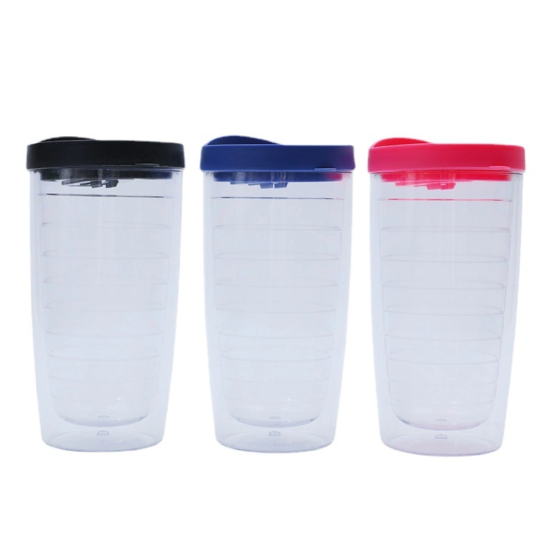 Plastic Multi-Color Drink Double Thickened Thread Water Bottle