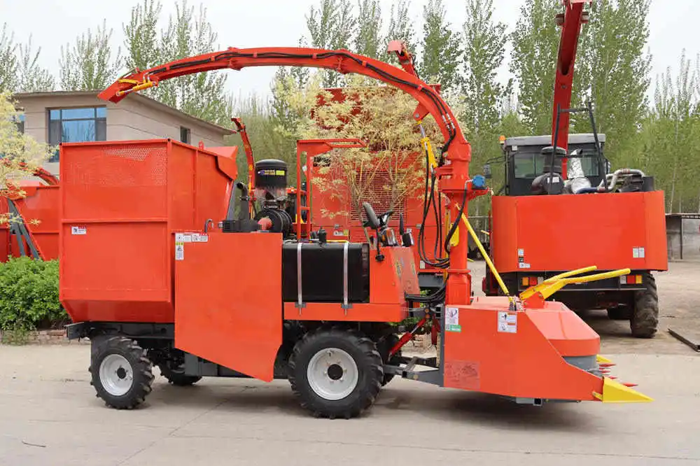 Maize Silage Harvesting Mini Corn Combine Harvester Machine